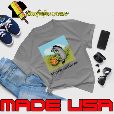 Donkey march sadness basketball shirt