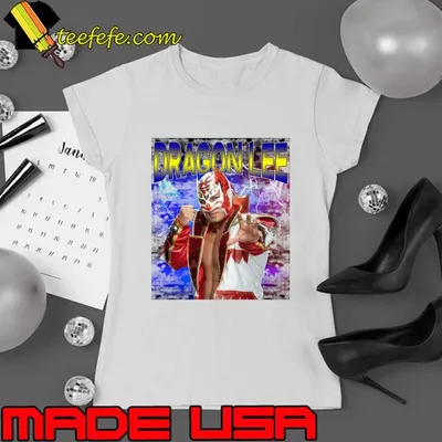 DRAGON LEE Mexican luchador enmascarado masked professional wrestler T-Shirt