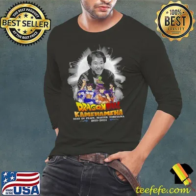 Dragonball Kamehameha Rest In Peace Master Toriyama 1955 2024 shirt