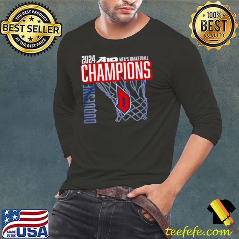 Duquesne Dukes 2024 A10 Men’s Basketball Champions Shirt Long Sleeve Tee Duquesne Dukes 2024 A10 Men’s Basketball Champions Shirt Long Sleeve Tee