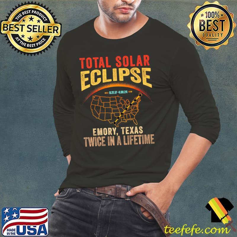 Emory Texas Tx Total Solar Eclipse 2024 Totality T-Shirt