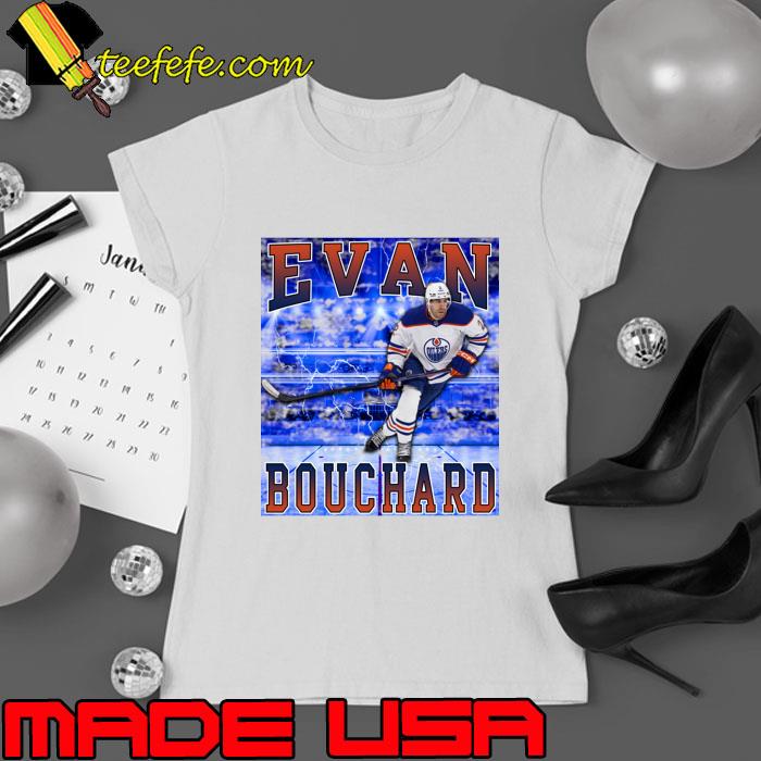 Evan Bouchard Canadian professional ice hockey defenceman for the Edmonton Oilers T-Shirt Evan Bouchard Canadian professional ice hockey defenceman for the Edmonton Oilers T-Shirt