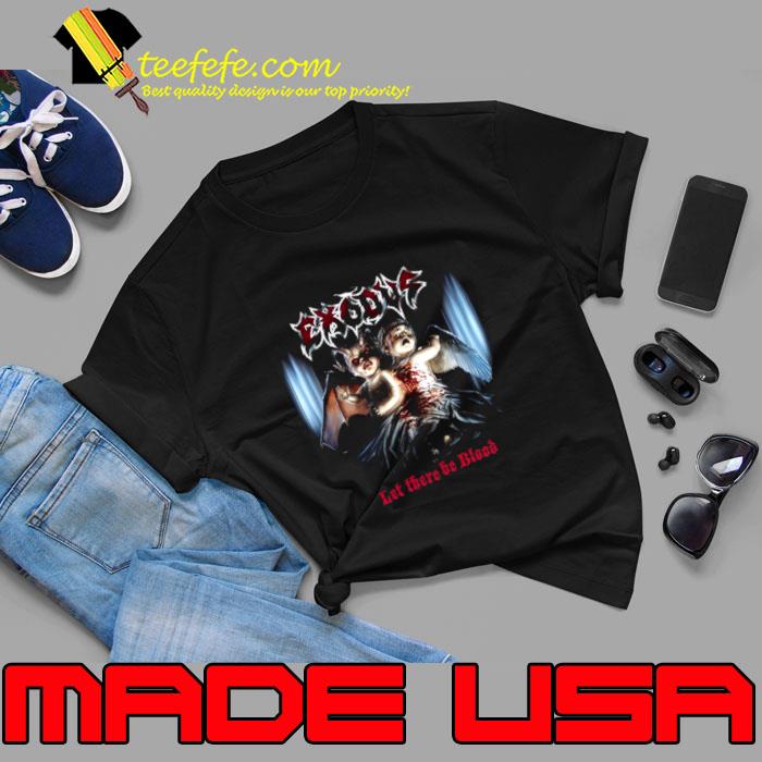 Exodus American thrash metal band let there be blood T-Shirt