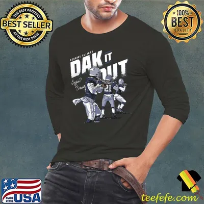 Ezekiel Elliott Dallas Dak Dance Signature American football running back T-Shirt