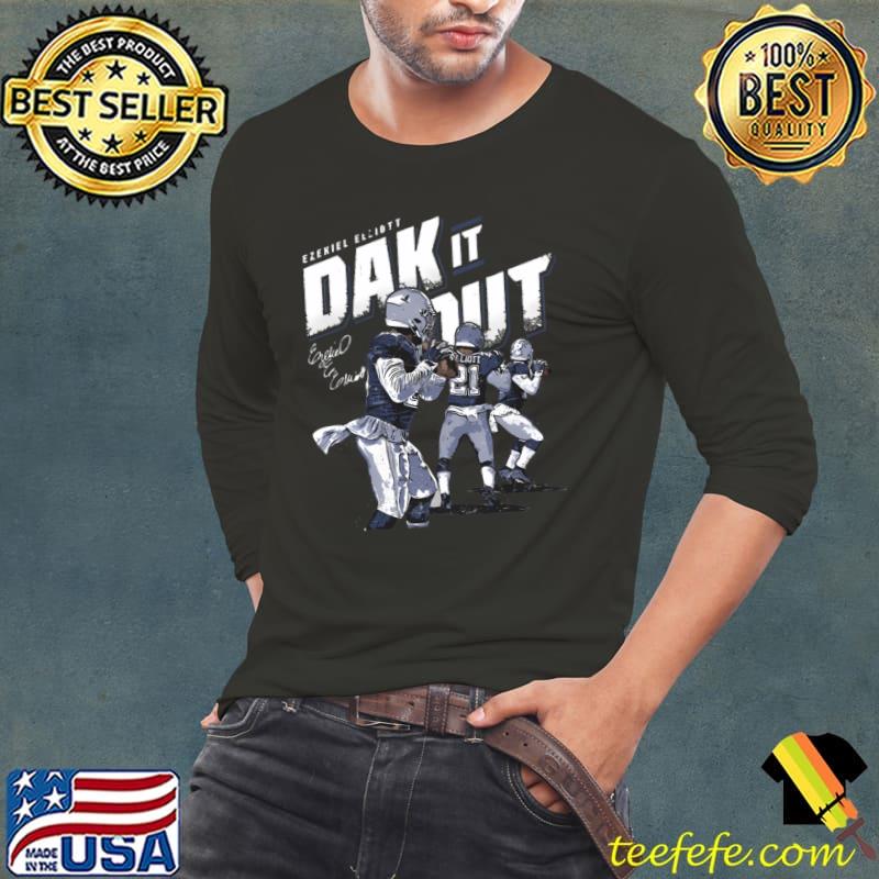 Ezekiel Elliott Dallas Dak Dance Signature American football running back T-Shirt