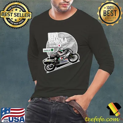 Ezio Gianola 1989 Suzuka Italian Grand Prix motorcycle road racer T-Shirt