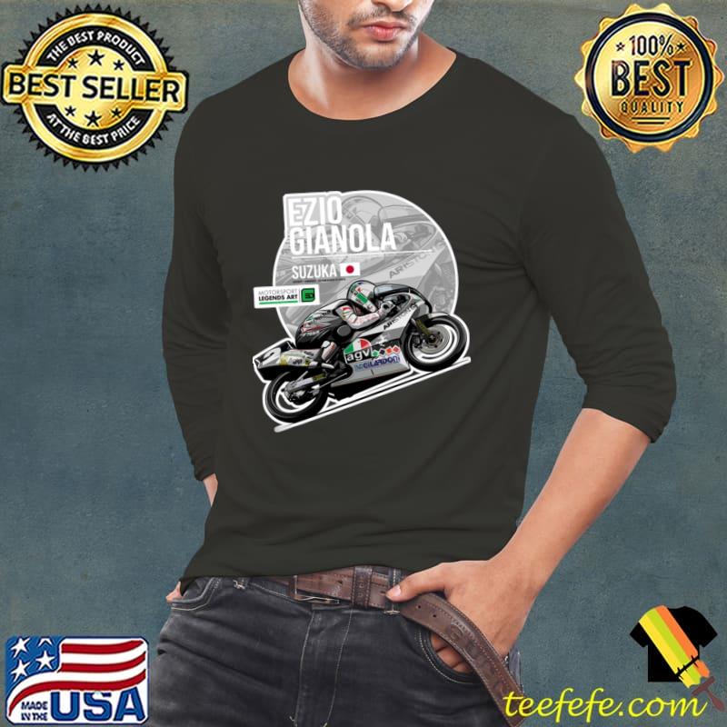 Ezio Gianola 1989 Suzuka Italian Grand Prix motorcycle road racer T-Shirt Ezio Gianola 1989 Suzuka Italian Grand Prix motorcycle road racer T-Shirt