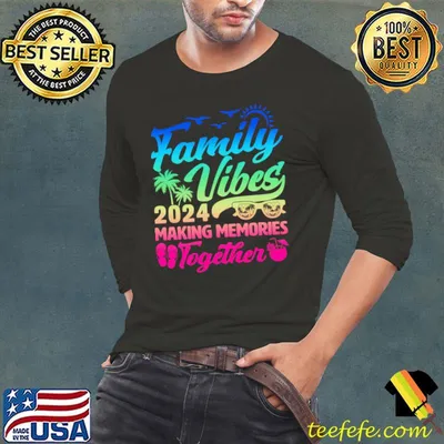 Family Vibes 2024 Beach Summer Making Memories Together T-Shirt