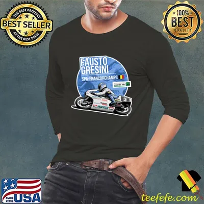 Fausto Gresini 1985 Spa Italian professional motorcycle road racer T-Shirt