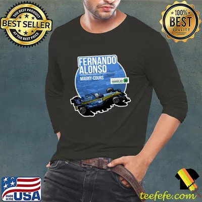 Fernando Alonso 2005 Magnycours Spanish racing driver currently competing T-Shirt