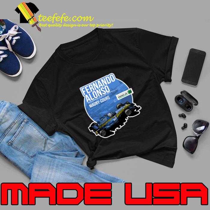 Fernando Alonso 2005 Magnycours Spanish racing driver currently competing T-Shirt Unisex Fernando Alonso 2005 Magnycours Spanish racing driver currently competing T-Shirt Unisex