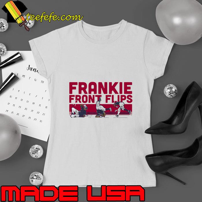 Francisco Lindor Frankie Front Flips Puerto Rican professional baseball T-Shirt Francisco Lindor Frankie Front Flips Puerto Rican professional baseball T-Shirt