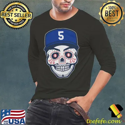 Freddie Freeman Canadian and American professional baseball first baseman Sugar Skull T-Shirt