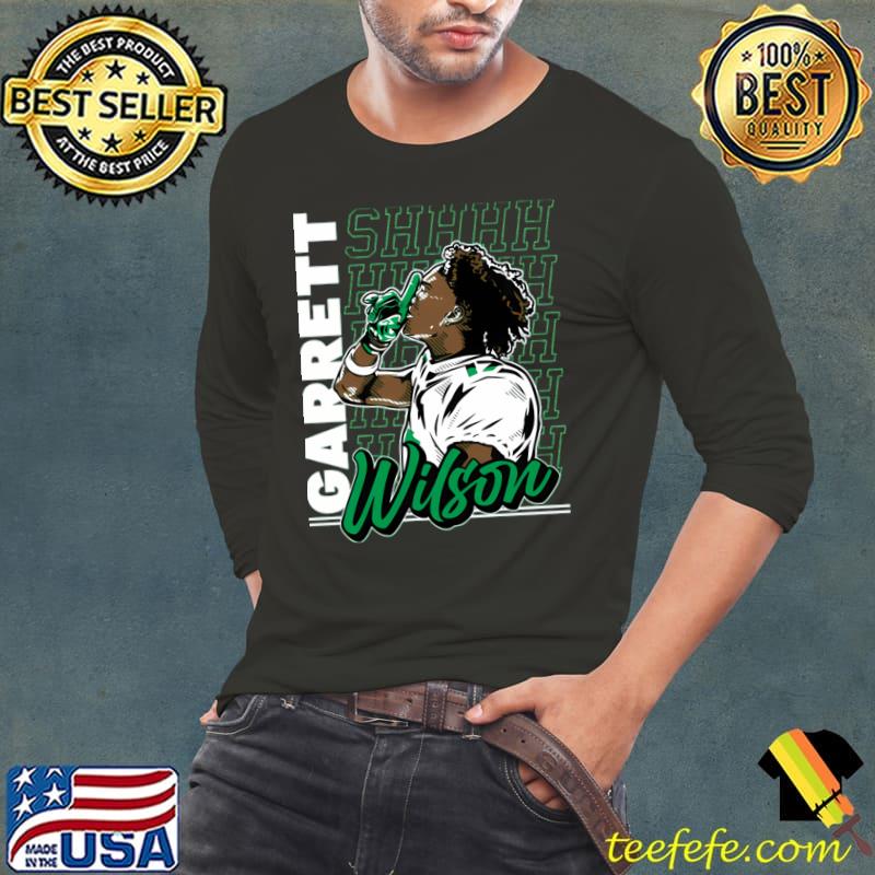 Garrett Wilson Shhh American football wide receiver T-Shirt