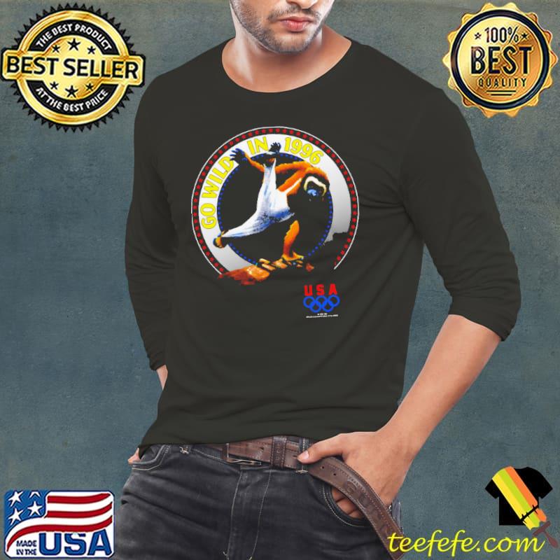 Go Wild In USA Olympic Game Shirt Long Sleeve Tee Go Wild In USA Olympic Game Shirt Long Sleeve Tee