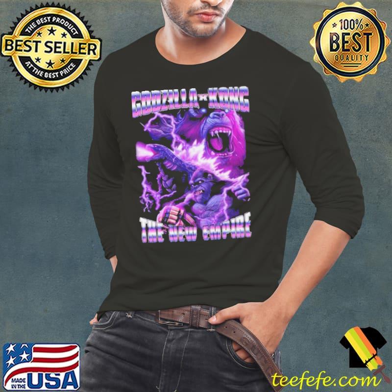 Godzilla Kong The New Empire The Movie Shirt Long Sleeve Tee Godzilla Kong The New Empire The Movie Shirt Long Sleeve Tee
