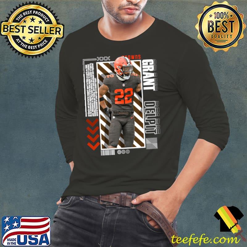 Grant Delpit American football safety the Cleveland Browns T-Shirt Long Sleeve Tee Grant Delpit American football safety the Cleveland Browns T-Shirt Long Sleeve Tee