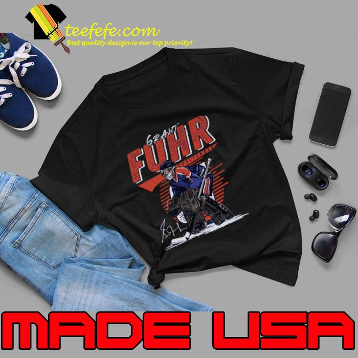 Grant Fuhr Canadian former professional ice hockey goaltender Edmonton Comet T-Shirt