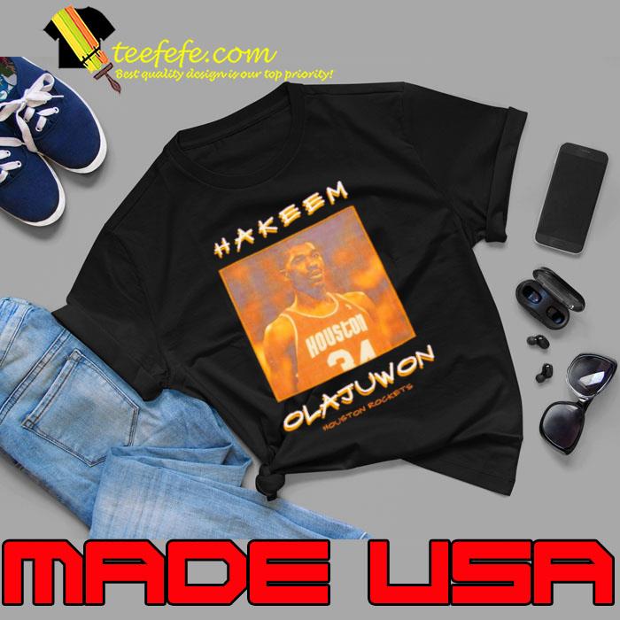 Hakeem Olajuwon Houston Rockets vintage logo s Unisex Hakeem Olajuwon Houston Rockets vintage logo s Unisex