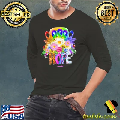 Hope Lopard Flowers Cancer Awareness shirt