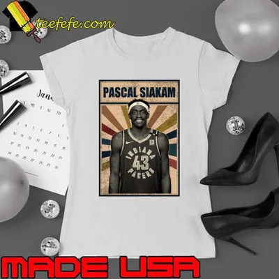 Indiana Pacers Pascal Siakam Cameroonian professional basketball player T-Shirt