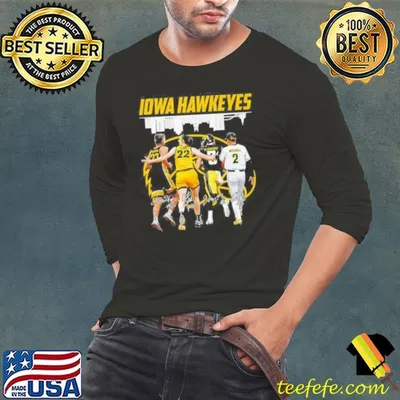 Iowa Hawkeyes Team Sports Skyline Signatures Shirt