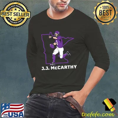 J.J. McCarthy American football quarterback State Star T-Shirt