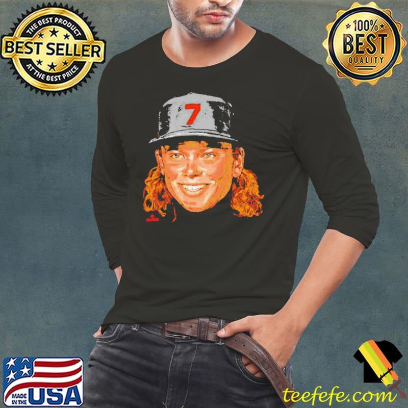 Jackson Holliday Baltimore Orioles Face Portrait Shirt