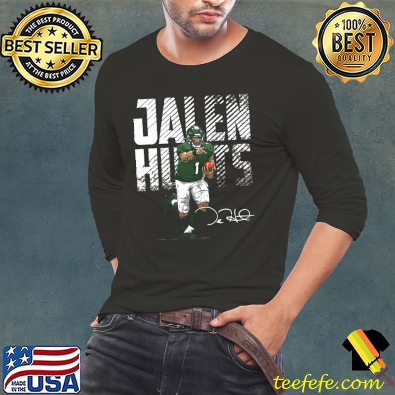 Jalen Hurts Philadelphia Bold Signature American football quarterback T-Shirt
