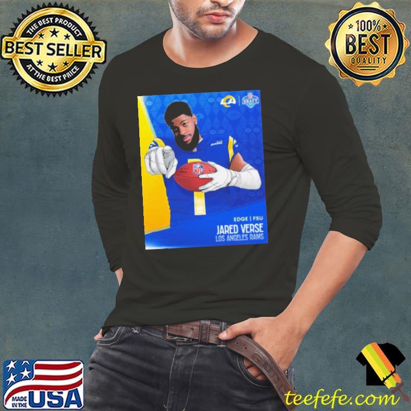 Jared Verse Los Angeles Rams. No.19 NFL Draft Shirt
