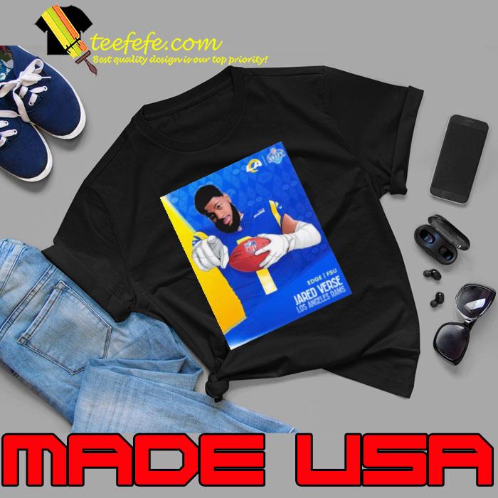 Jared Verse Los Angeles Rams. No.19 NFL Draft Shirt Unisex Jared Verse Los Angeles Rams. No.19 NFL Draft Shirt Unisex
