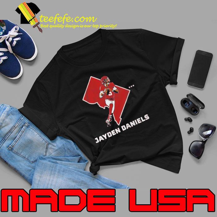 Jayden Daniels State Star Shirt Unisex Jayden Daniels State Star Shirt Unisex