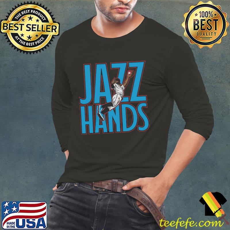 Jazz Chisholm Bahamian professional baseball second baseman Hands T-Shirt Long Sleeve Tee Jazz Chisholm Bahamian professional baseball second baseman Hands T-Shirt Long Sleeve Tee