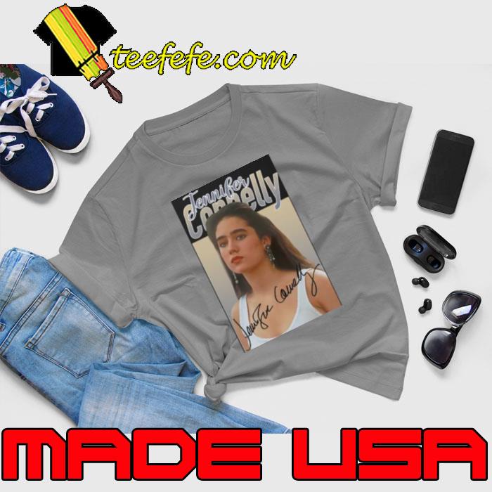 Jennifer Connelly 80s Vintage American actress hild model before making her acting T-Shirt Unisex Jennifer Connelly 80s Vintage American actress hild model before making her acting T-Shirt Unisex