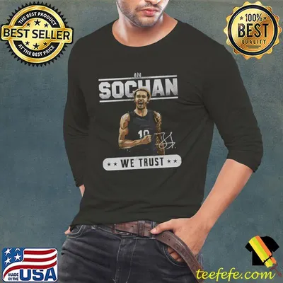 Jeremy Sochan San Antonio Trust Polish-American professional basketball player T-Shirt