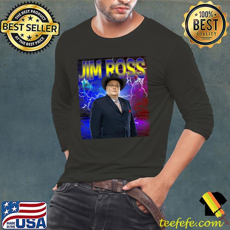 JIM ROSS American professional wrestling commentator T-Shirt Long Sleeve Tee JIM ROSS American professional wrestling commentator T-Shirt Long Sleeve Tee