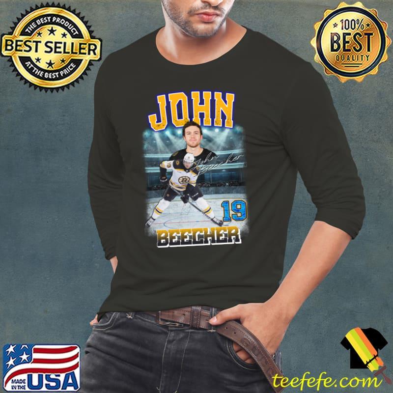 John Beecher American ice hockey forward for the Providence Bruins T-Shirt John Beecher American ice hockey forward for the Providence Bruins T-Shirt