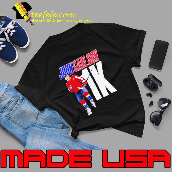 John Carlson Washington Capitals 1000 Games Shirt John Carlson Washington Capitals 1000 Games Shirt