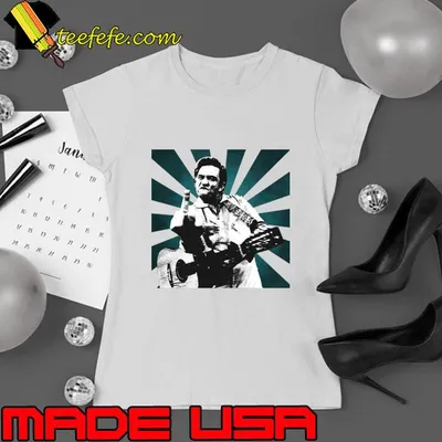 Johnny Cash II Retro Pixel II 70s American country singer-songwriter T-Shirt