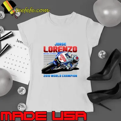 Jorge Lorenzo 2010 Legend Retro Spanish former professional motorcycle racer T-Shirt