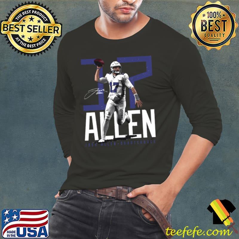 Josh Allen American football quarterback Buffalo Bold Number T-Shirt
