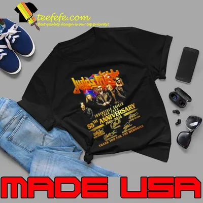 Judas Priest Invincible Shield Tour 2024 55th Anniversary 1969 2024 Thank You For The Memories Signatures shirt