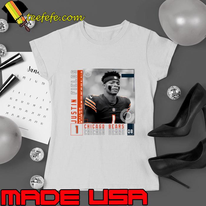 Justin Fields American football quarterback Pittsburgh Steelers T-Shirt Ladies tee Justin Fields American football quarterback Pittsburgh Steelers T-Shirt Ladies tee