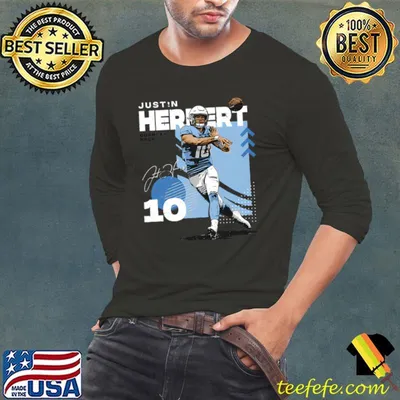 Justin Herbert American football quarterback Los Angeles C Squared T-Shirt