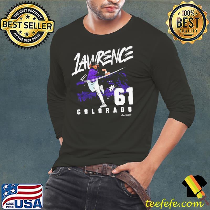 Justin Lawrence 61 Colorado Rookies Baseball Mlb Relentless Spirit Grunge shirt