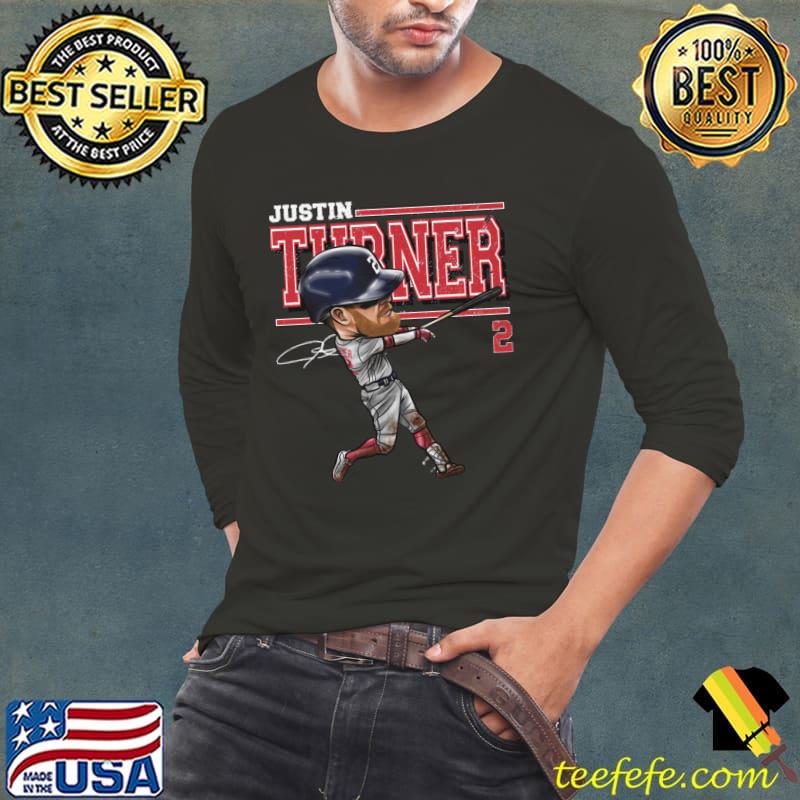 Justin Turner American professional baseball infielder Boston Cartoon T-Shirt Long Sleeve Tee Justin Turner American professional baseball infielder Boston Cartoon T-Shirt Long Sleeve Tee