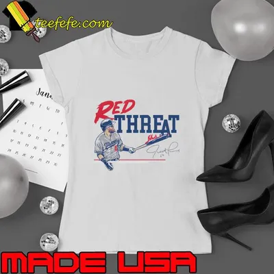 Justin Turner The Red Threat American professional baseball infielder T-Shirt