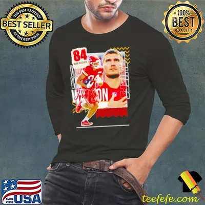 Justin Watson 84 running back football player shirt
