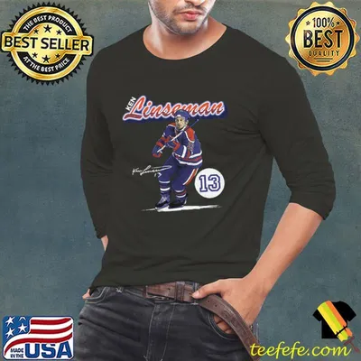 Ken Linseman Canadian former professional ice hockey centre Edmonton Retro Script T-Shirt