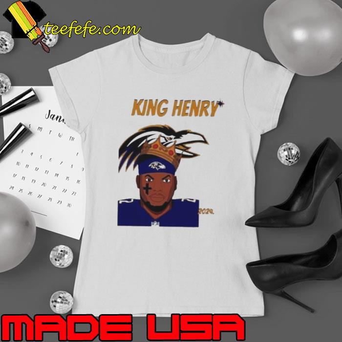 King Derrick Henry Baltimore Ravens Football 2024 Logo Shirt